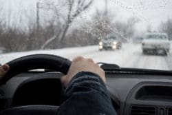 driving in the snow