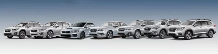 Line of Subaru models